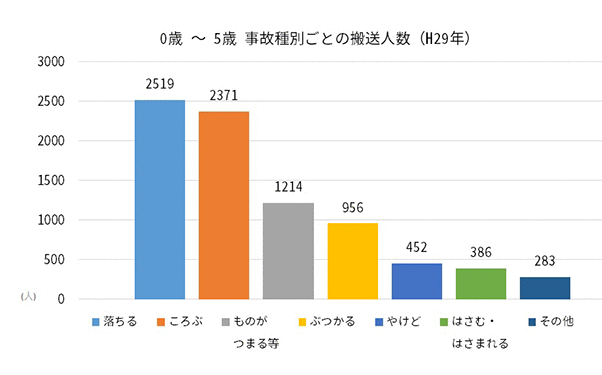 救急搬送データからみる日常生活の事故