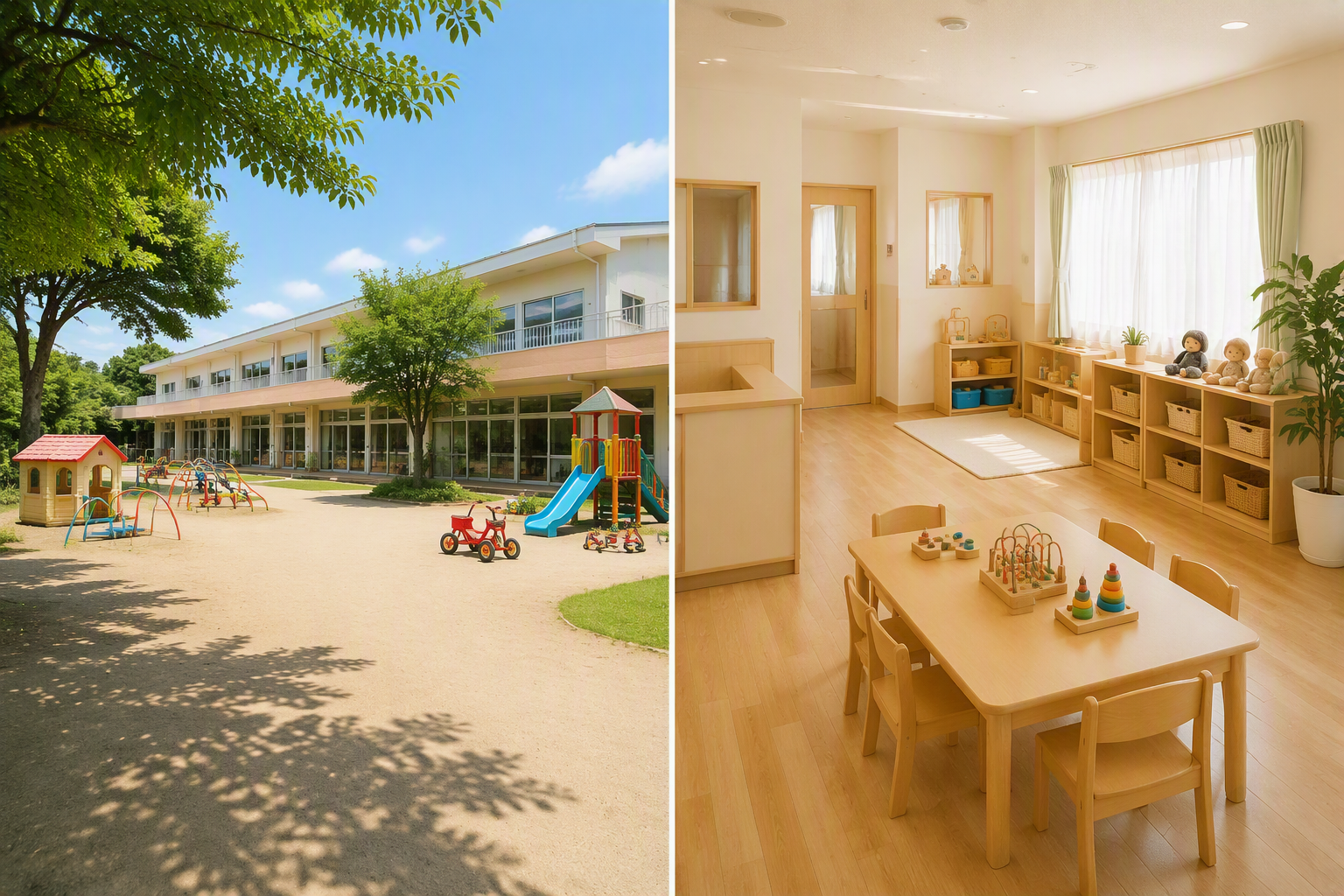 院内保育 一般保育園 違い 比較