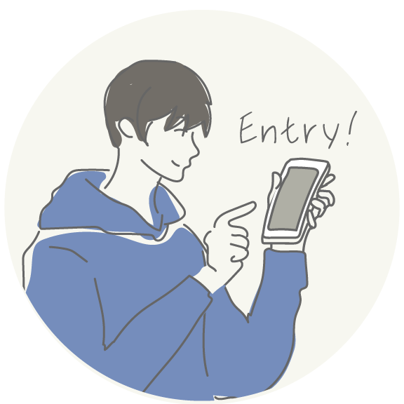 プレゼントのギフトカードのイラスト