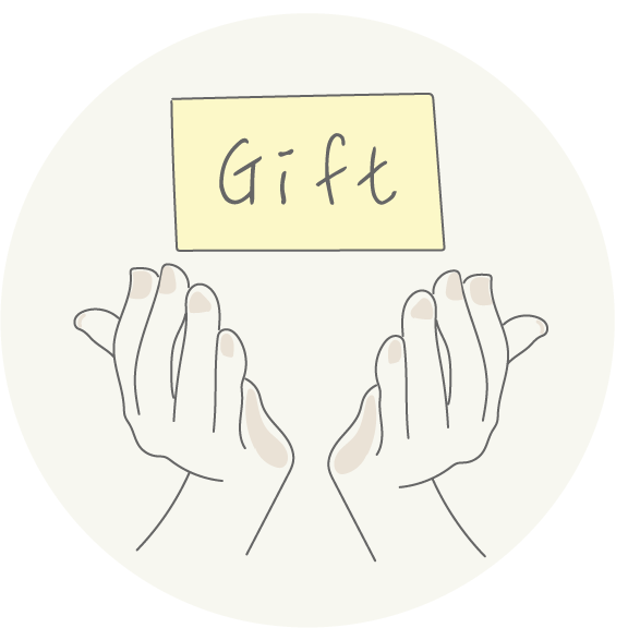 笑顔の女性のイラスト