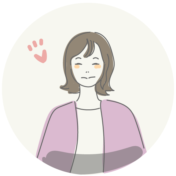 笑顔の女性のイラスト